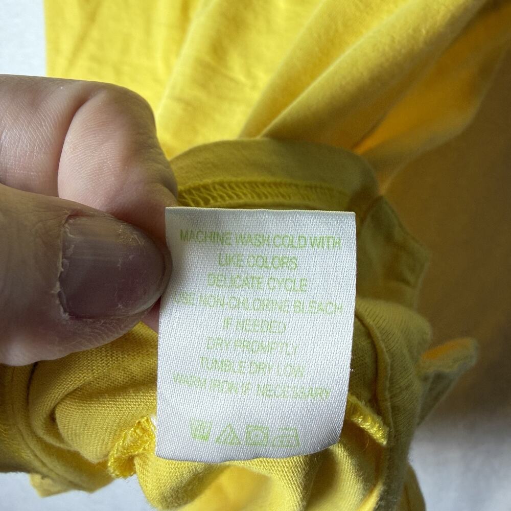Lilly Pulitzer Yellow Sleeveless Tank Top Women's size S - Picture 6 of 10